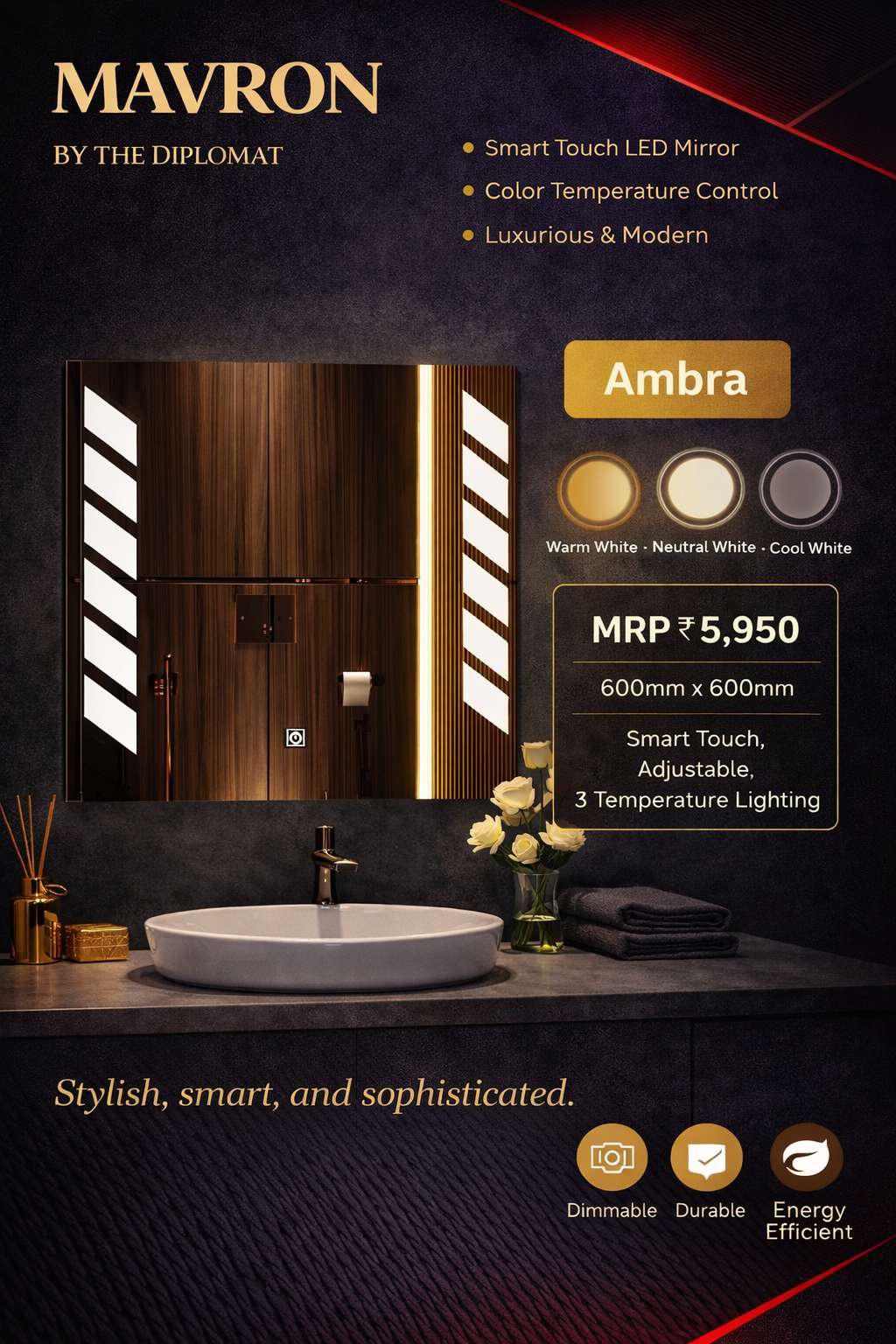 img46 MAVRON Ambra Smart LED Mirror - Image 1