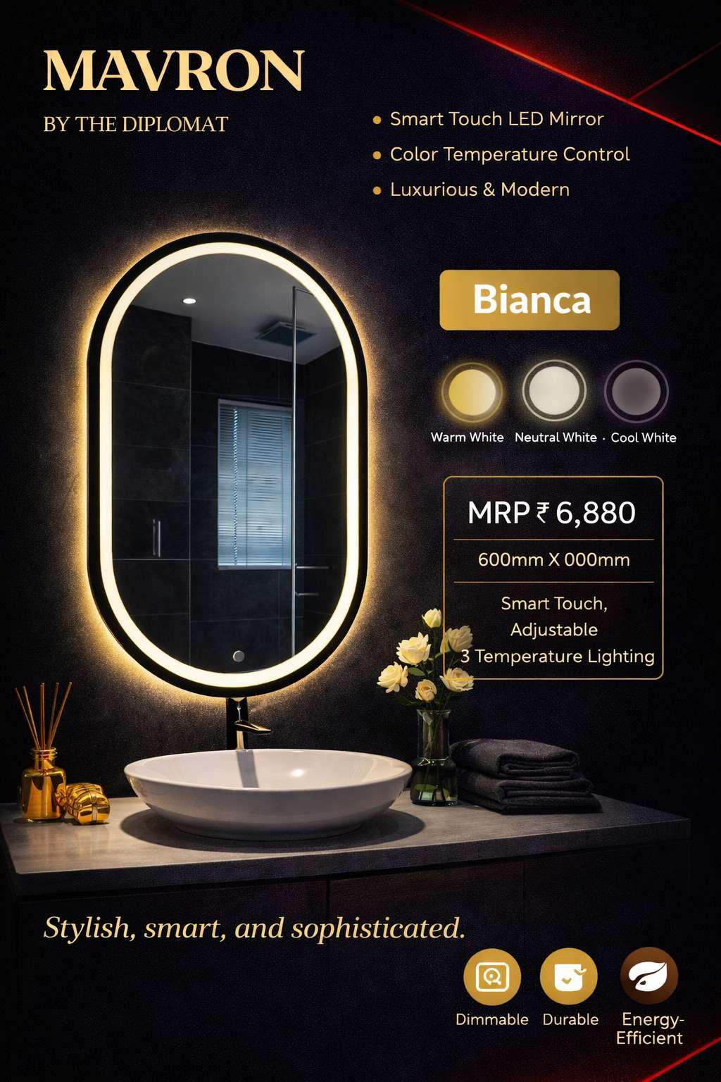 img55 MAVRON Bianca Smart LED Mirror - Image 1